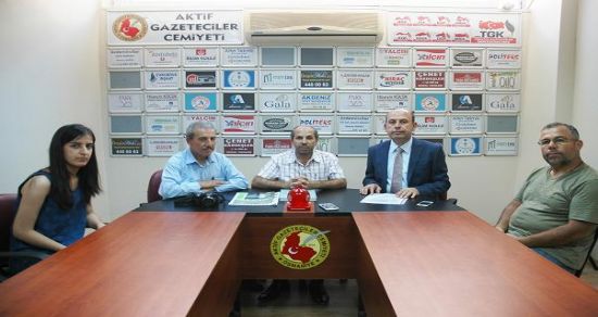 OKÜ rektör adayı Tanç, AGC?yi ziyaret etti