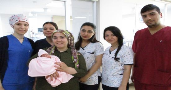 Prametüre Ceylin bebek tedavisi tamamlandı