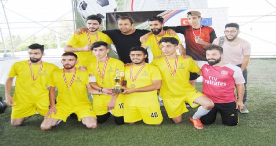 Halı saha turnuvası sonuçlandı